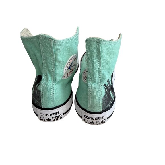 CONVERSE Women's NYC Mint Green Hi Top Sneakers Size US 7 - Picture 7 of 11